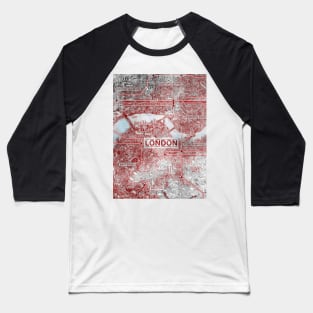 Vintage old London map Baseball T-Shirt